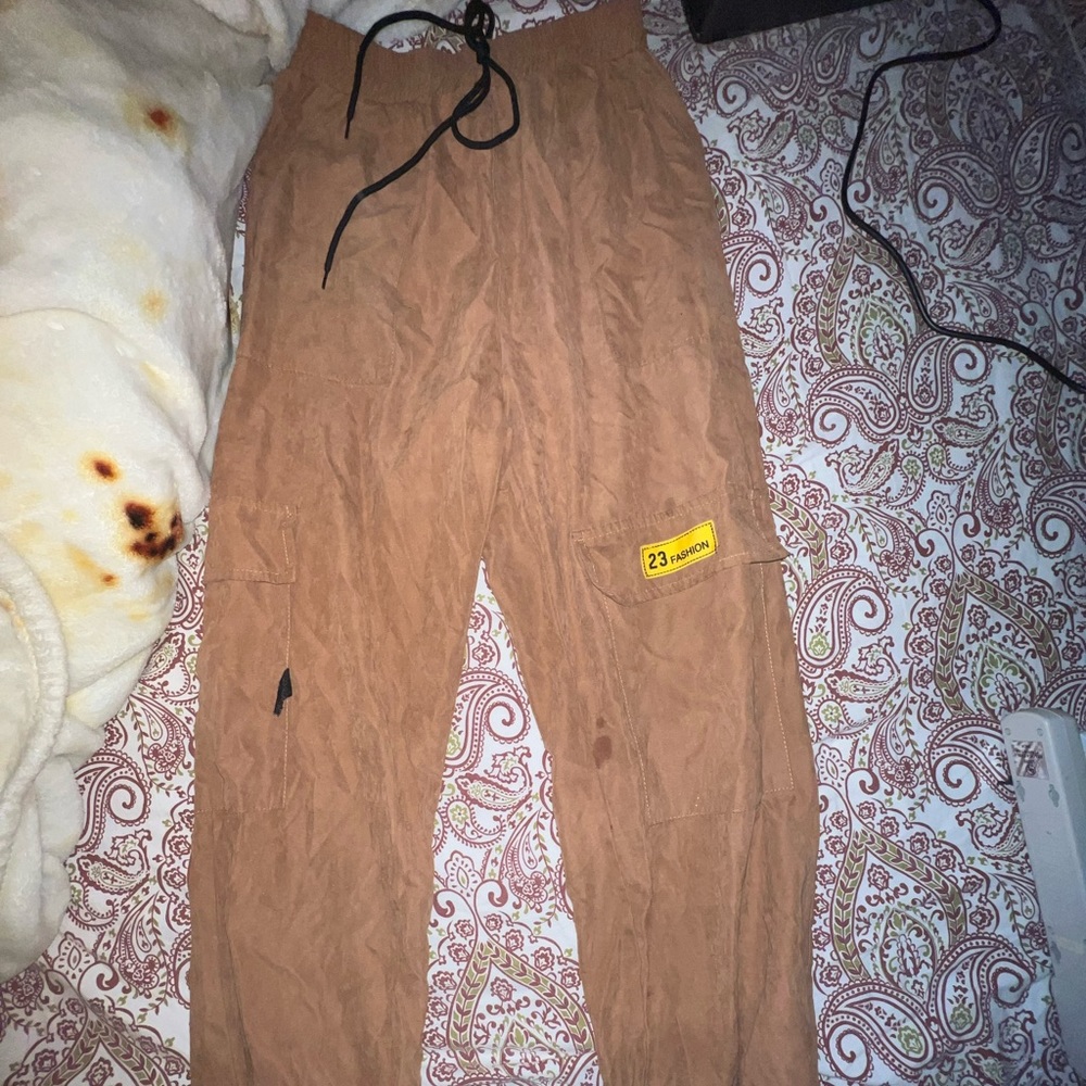 Light Brown Fashion Cargo PANTS